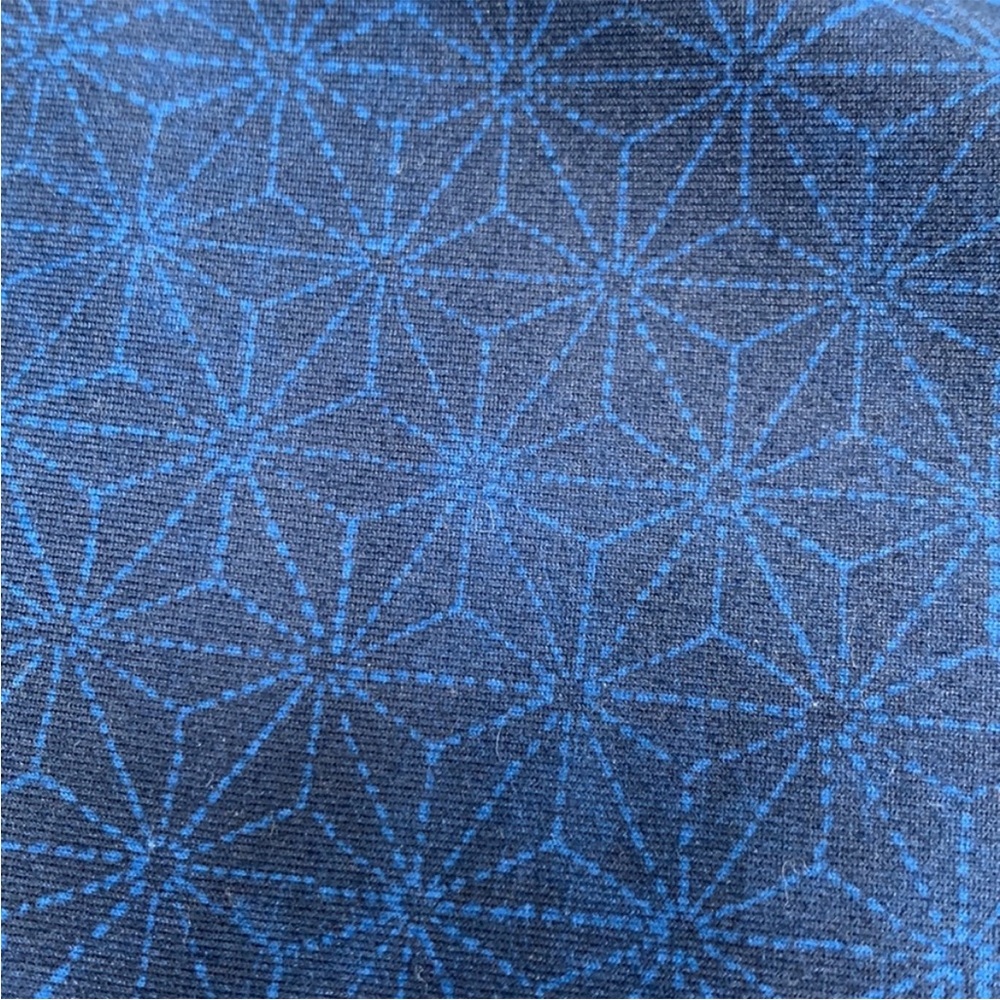 Lululemon Wunder Under Crop II Full-On Luon Exploded Sashico Inkwell Rugged Blue - Picture 10 of 13